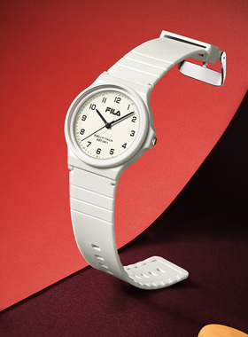 FILA斐乐手表女学生初高中考试专用公务员数字静音男款石英表6586