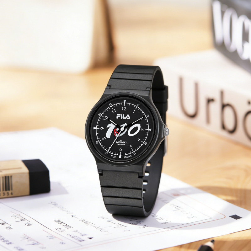 FILA斐乐静音精准走时考试专用手表学生初高中男女生中学生6854