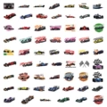 60 Sheets New Racing Car Stickers