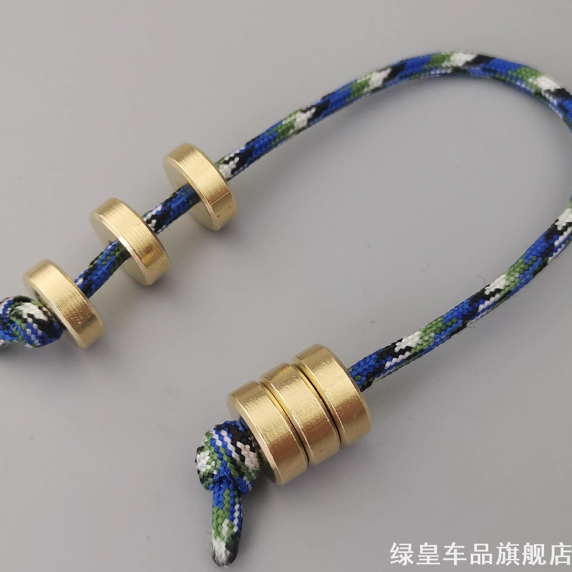 减压神器两珠一绳宝乐珠手指悠悠球begleri铜制材质益智金属玩具.