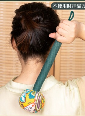 艾草养生按摩锤经络敲打器捶背锤肩拍打棒颈背艾灸疏通拍八虚拍子