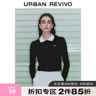 时尚 新款 字母刺绣T恤WU43R4MN2000 UR2022冬季 女装