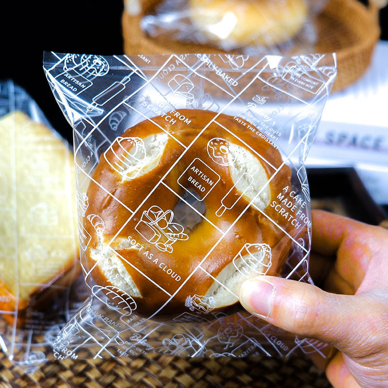 华信天诚 贝果透明包装袋厚切吐司碱水面包机封袋岩烧乳酪包装袋,厨房/烹饪用具,点心包装盒/包装袋,淘宝优惠券,粉丝福利购,淘宝优惠卷