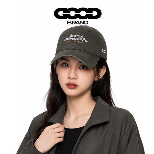 【正品直售】GOOD BRAND美式水洗棉刺绣字母复古鸭舌帽男女棒球帽