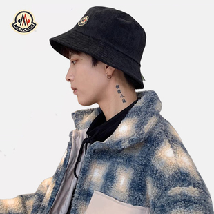 【正品现货】蒙口米色灯芯绒双面戴渔夫帽男秋冬季百搭基础款盆帽