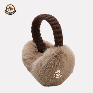 【官网正品】蒙口米色毛绒耳罩冬季保暖护耳帽百搭显脸小男女款潮