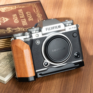 实木XT5 XT50手柄复古适用于富士轻便原创设计金属底板底座相机L型手持支架增强握持手感保护相机配件