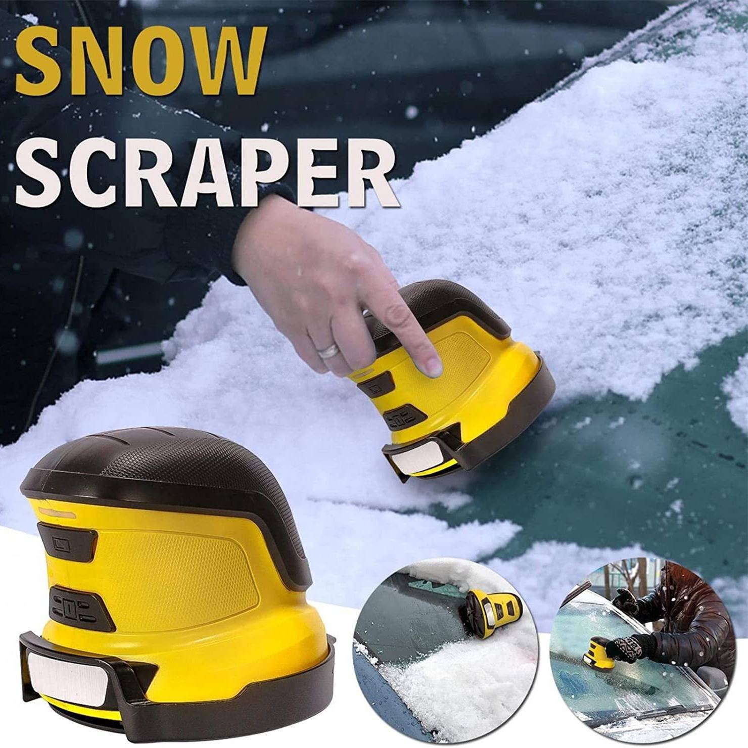 爆款汽车除雪器电动刮雪器USB充电汽车玻璃除冰除霜清洁工具