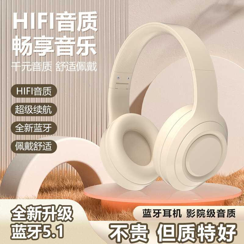 爆款DR58头戴式蓝牙耳机无线续航超长降噪耳机华强北