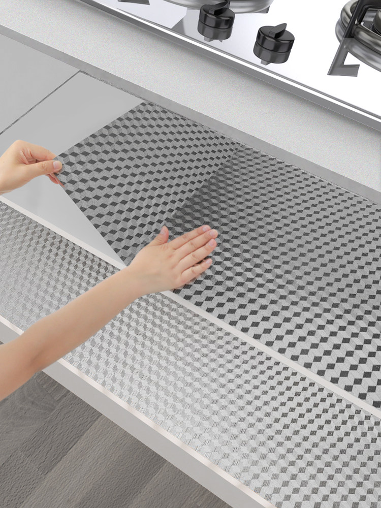 橱柜抽屉垫纸防水防潮贴纸自粘厨房台面防脏鞋柜衣柜铝膜柜子里面,居家日用,防潮垫/抽屉垫,淘宝优惠券,粉丝福利购,淘宝优惠卷
