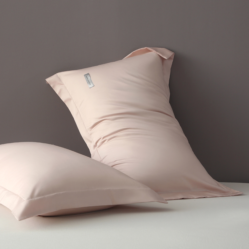 2025新款100s长绒棉枕套纯色贡缎枕芯套48x74cm枕头套儿童30x50c