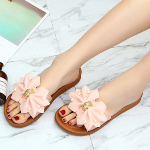 女鞋夏季厚底拖鞋女夏外穿ins仙女风时尚外出松糕沙滩凉拖鞋女士