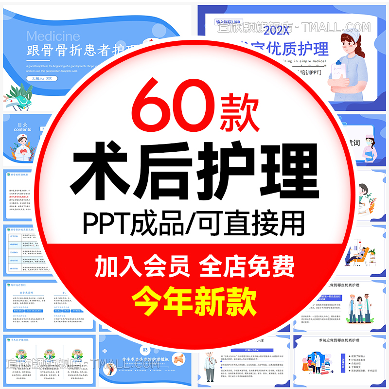 术后护理PPT格式可编辑