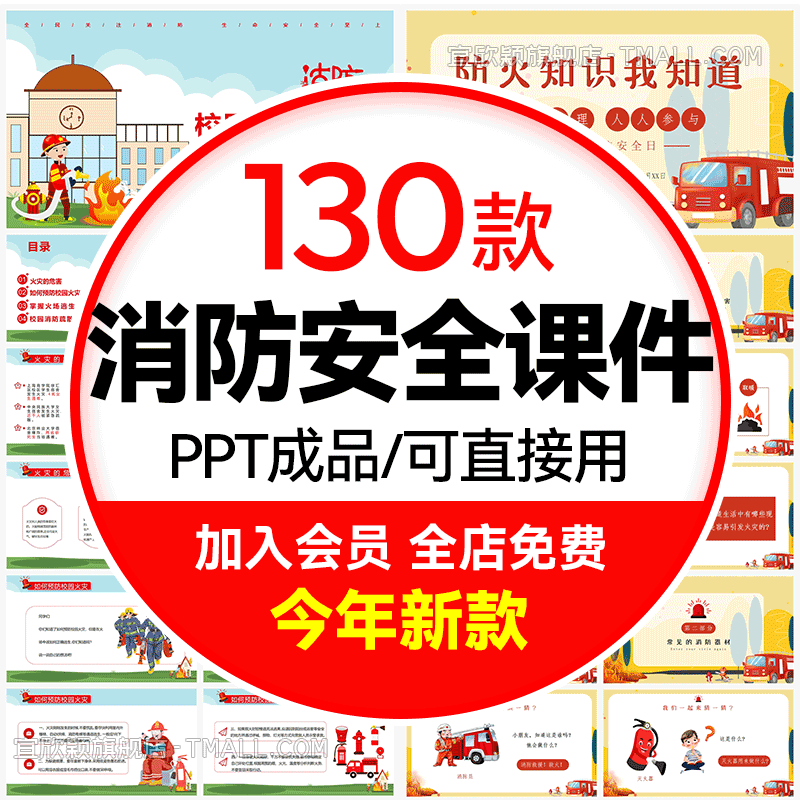 消防安全课件PPT格式可编辑