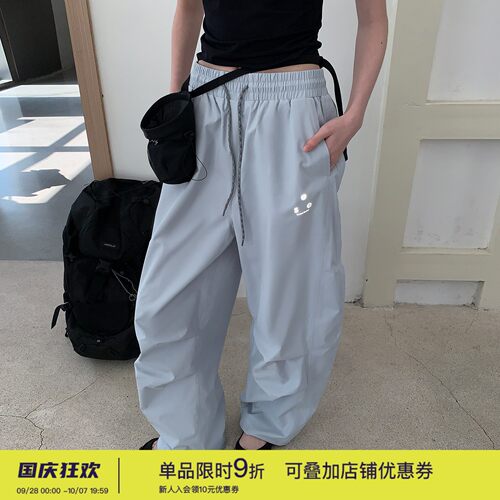 户外骑行徒步防水伞兵长裤女