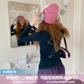 塑形长袖 square houlest户外运动普拉提透气吸湿排汗修身 T恤女