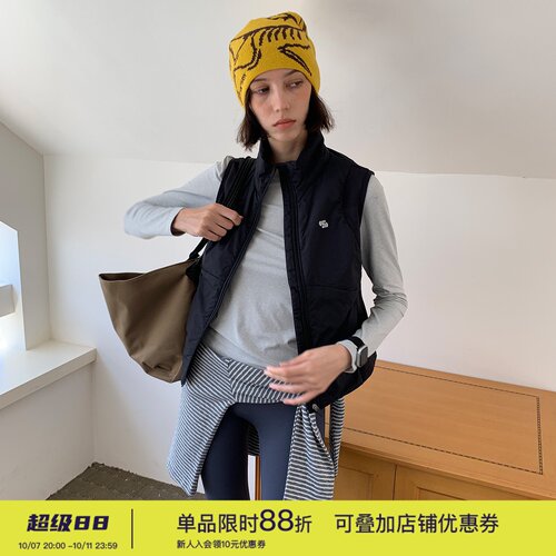 轻量保暖立领马甲叠穿利落不臃肿