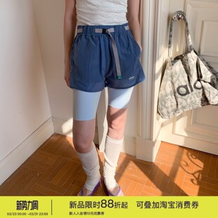 热裤 山系户外休闲轻薄透气运动跑步健身短裤 女 houlest夏季 square