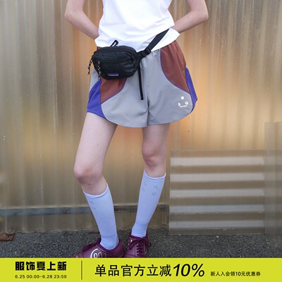 夏季户外轻薄透气速干四分短裤女