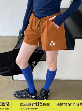 square houlest运动五分短裤女宽松显瘦速干透气跑步瑜伽户外训练