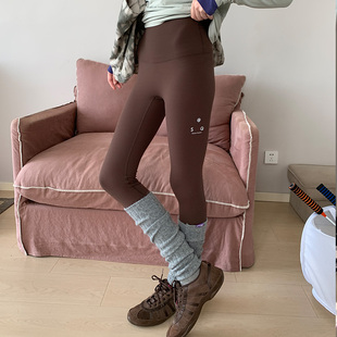 square houlest登山徒步裸感普拉提骑行修身高腰提臀训练瑜伽裤女