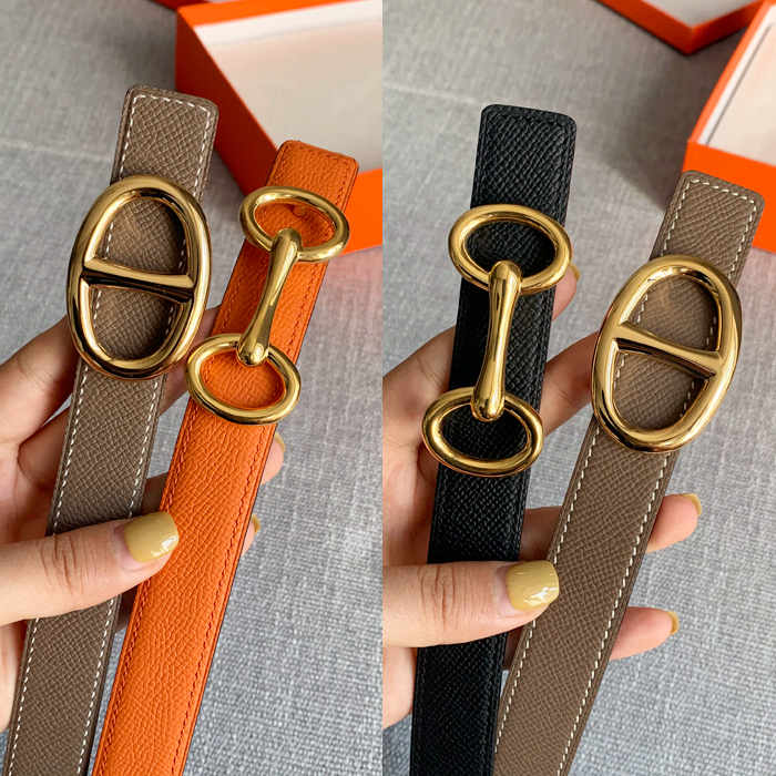 新款百搭epsom牛皮大衣腰带