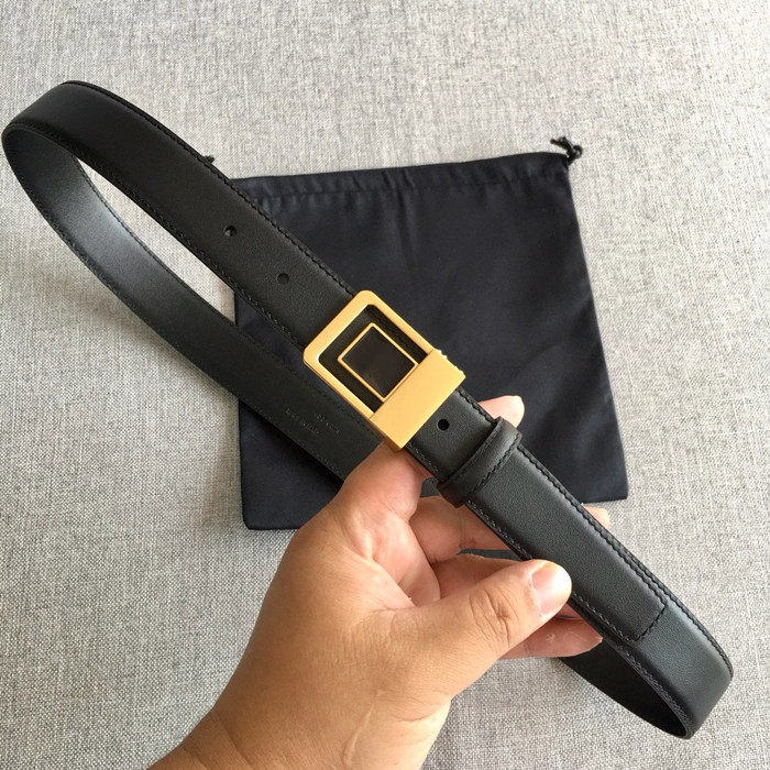 XV女士头层牛皮方扣腰带3.0cm