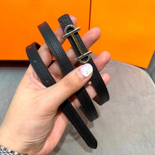 H扣epsom真皮细皮带牛皮腰带腰封