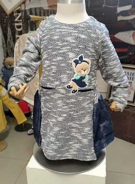 PawinPaw 宝英宝童装 女童春秋款儿童针织 连衣裙 pcom54v59d