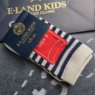E-landkids 依恋童装袜子 男童四季款 四色 中筒袜