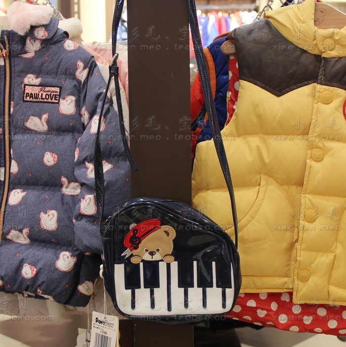pawinpaw宝英宝女童斜跨包小