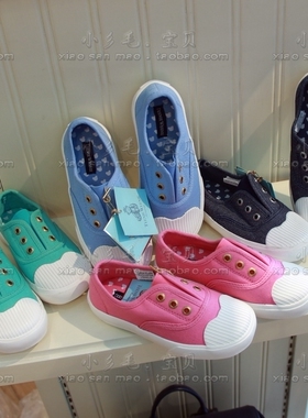 专柜正品 小熊童鞋 男女童 板鞋 儿童四色 帆布鞋 tkap6a192k