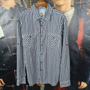 selected/斯来德成人 男士春秋款 长袖100%棉 两色 格子 衬衫