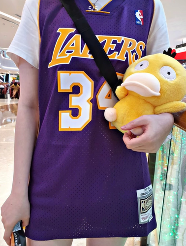 Mitchell NessNBA99-00赛季湖人队客场奥尼尔34号 球迷版篮球背心