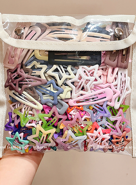 黄雅琼同款发夹前额刘海bb夹夏天多巴胺碎发夹侧边夹子打球发卡子