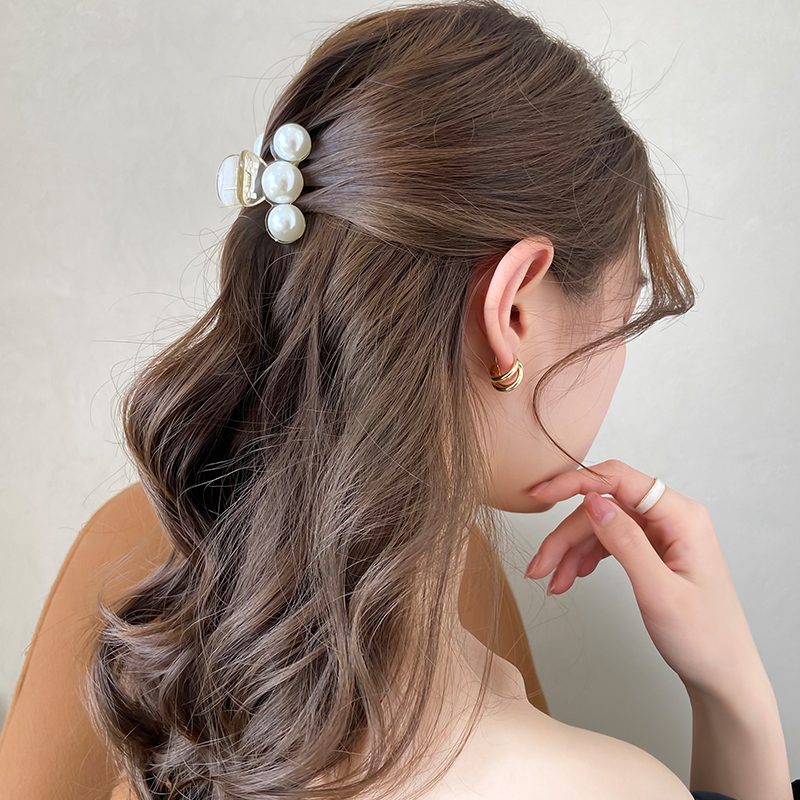 珍珠发夹后脑勺小号韩国头饰小巧
