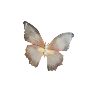 高级感会动的蝴蝶发夹后脑勺女2026新款高端边夹侧边儿童发卡头饰