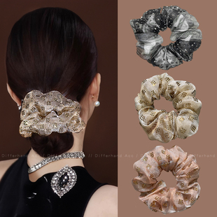 大肠发圈扎头发皮筋高端头绳发绳头花2025年新款女高级感头饰发饰