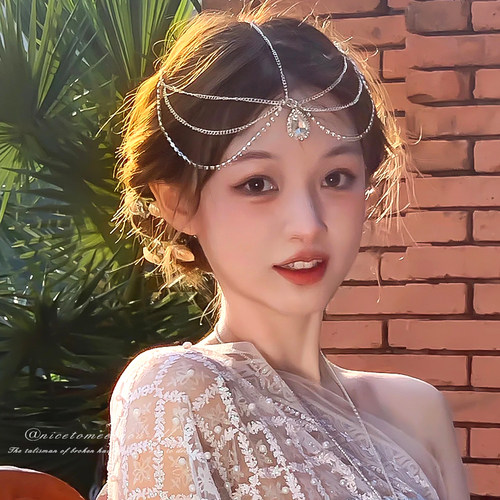 氛围感拍照神器异域风情头链