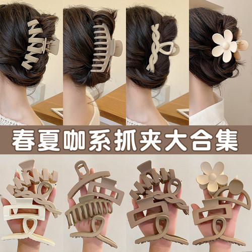 抓夹毛绒日韩秋冬发饰合集