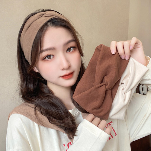 日常束发带外戴酷宽边复古港风