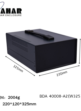 铁壳巴哈尔壳体\设备外壳 铁壳机箱带提手BDA40008(W325)BTS