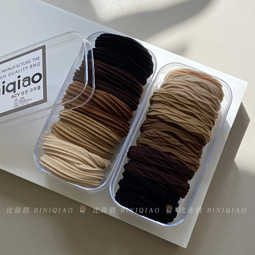 亚克力盒装无缝耐用不伤发扎头绳