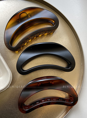 法式简约抓夹大号发量多发夹女头饰夹子发卡后脑勺鲨鱼夹气质发饰