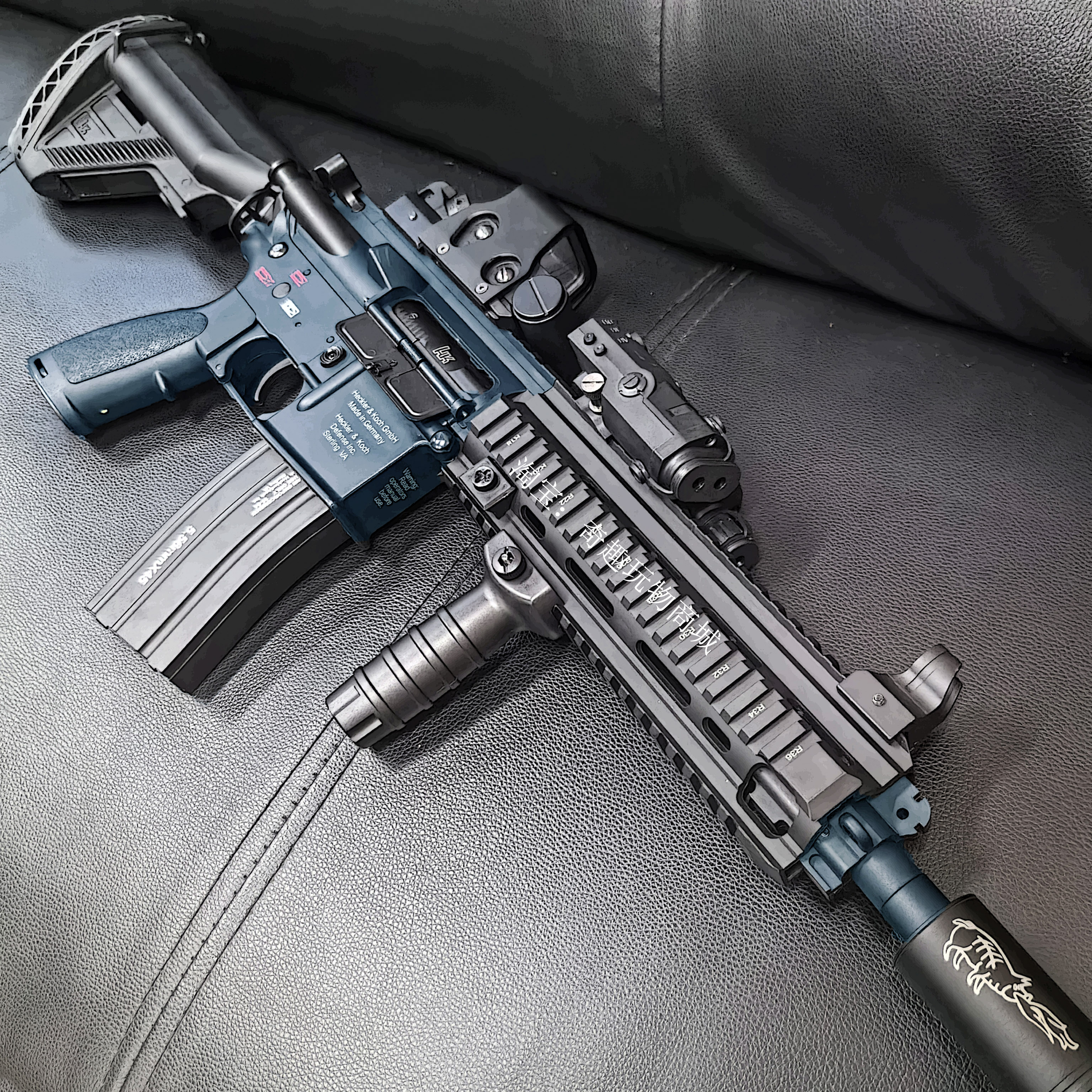 司骏HK416D新批次2.5金属鱼骨护木电动连发玩具枪hk4I6成人发射器