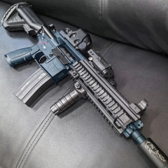 司骏HK416D新批次2.5金属鱼骨护木电动连发玩具枪hk4I6成人发射器