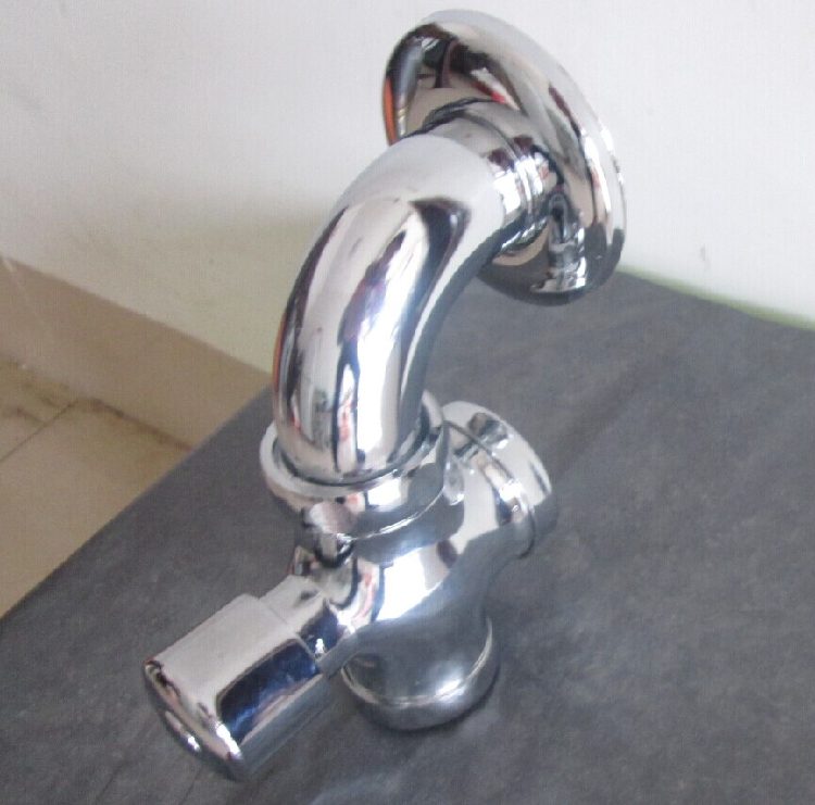 铜冲水阀 快开冲洗阀6分1寸 四通冲水阀 蹲便器大便伐门 弯头