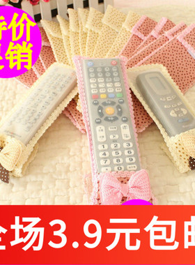 AD201 小熊蝴蝶结遥控器套遥控保护套电视空调遥控器套摇控器套布