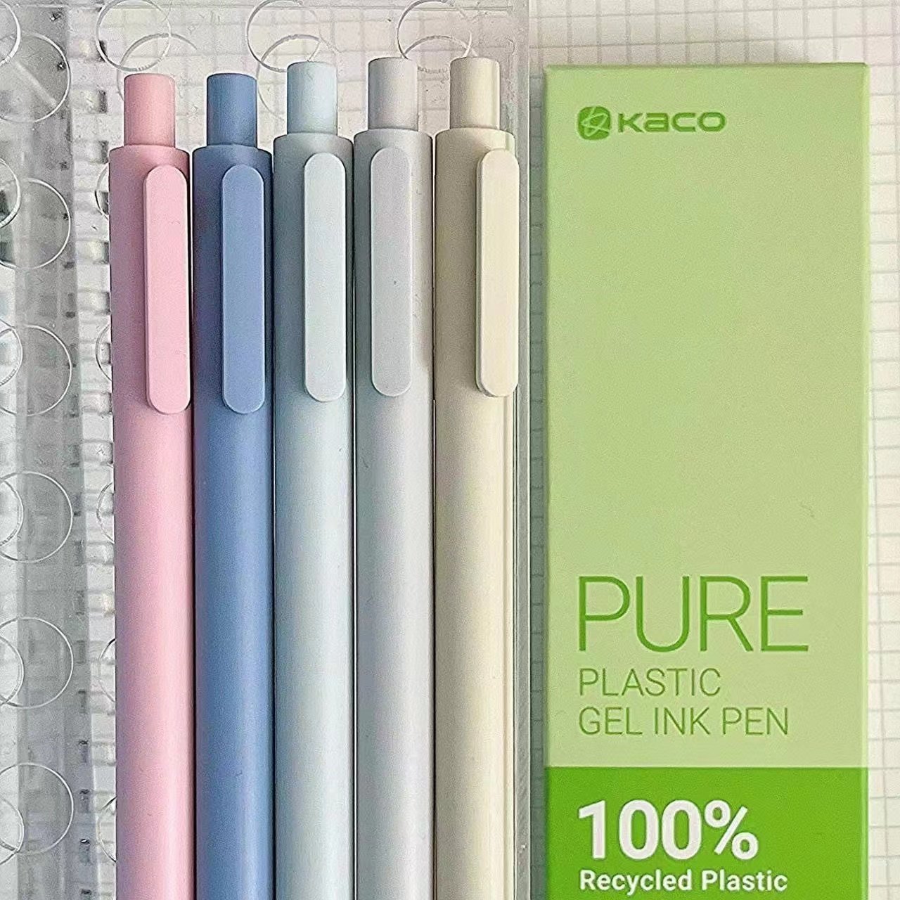 KACO书源自然物语中性笔5支装