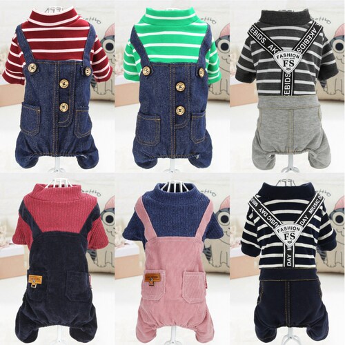 狗狗秋冬贵宾博美小狗服饰四脚衣